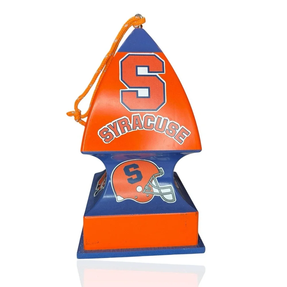 Syracuse University Football Bird House Homemade Buoy Shape NCAA‎ Otto SU NY